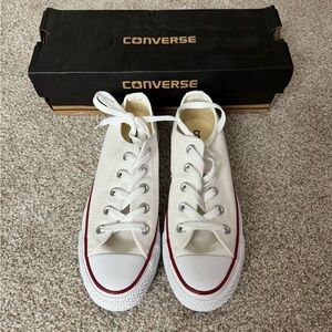 NIB Converse Chuck Taylor All Star Ox, Optical White, (Size: 5.5 Women/3.5 Men)